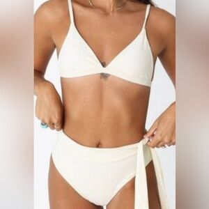 AURELLE Bikini Matisse Cream XL New